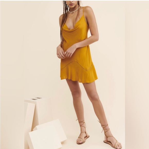 Free People slip dress Forever Fields Black Floral read size intimately free - Picture 13 of 13